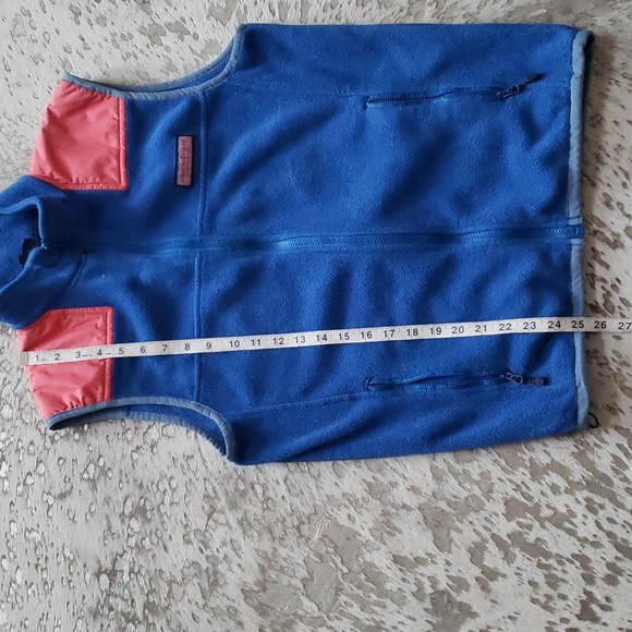 Vineyard Vines Shep Fleece Vest SzS Full Zip - Picture 4 of 8